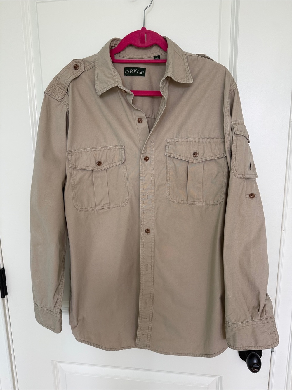 Orvis Men's Khaki Field Utility Shirt